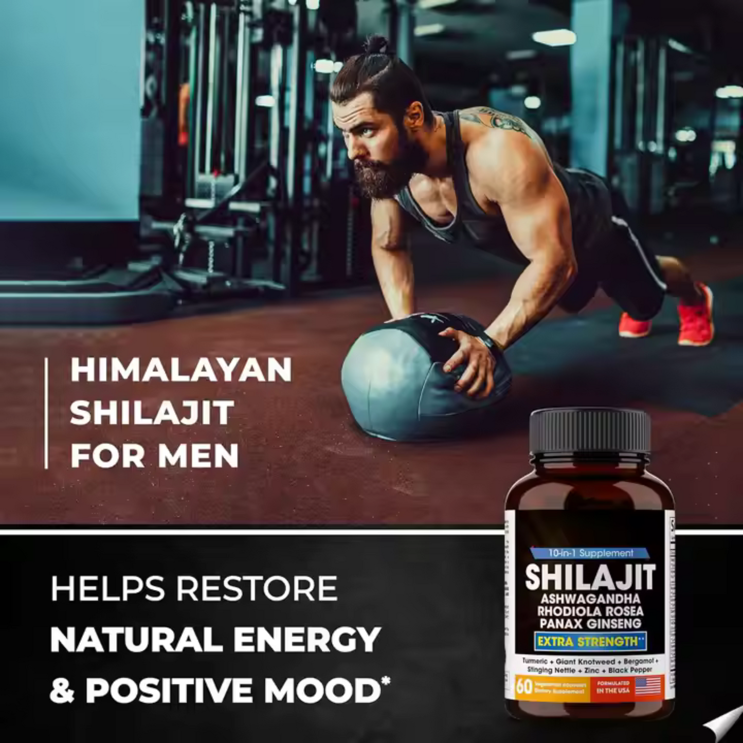 60 Shilajit cure d'or Pure Himalaya  60 capsules Extra fortes